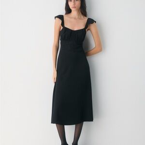 NWOT Aritzia Wilfred Magnate Satin Midi Dress